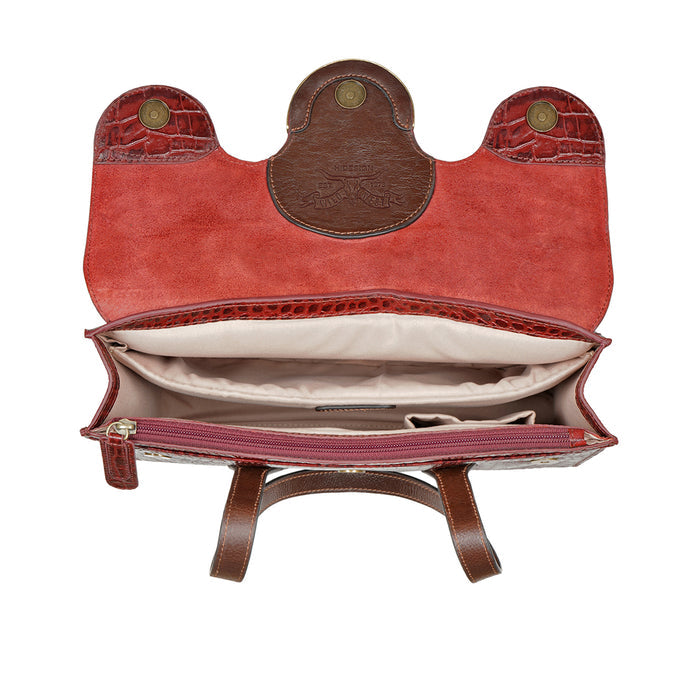 El Paso 02 Marsala Leather Shoulder Bag