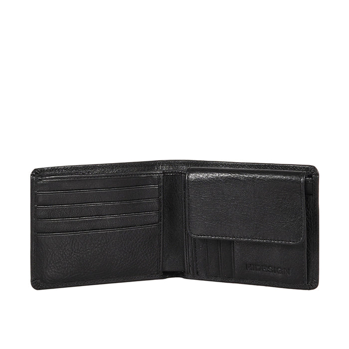 El Regalo 02 Black Leather Belt/Wallet