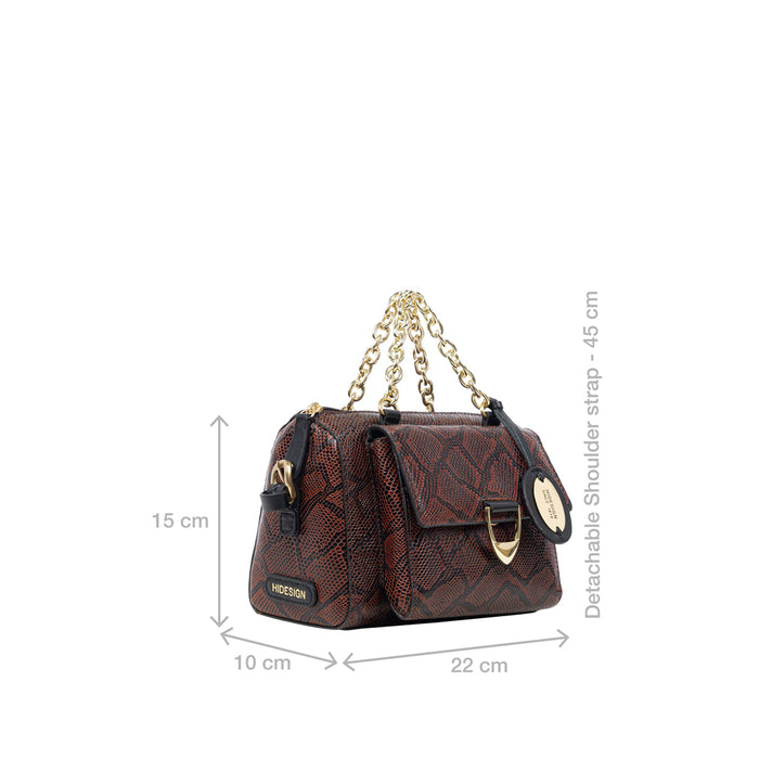 Electra 01 Brown Leather Sling  Bag
