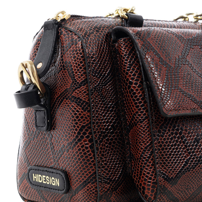 Electra 01 Brown Leather Sling  Bag