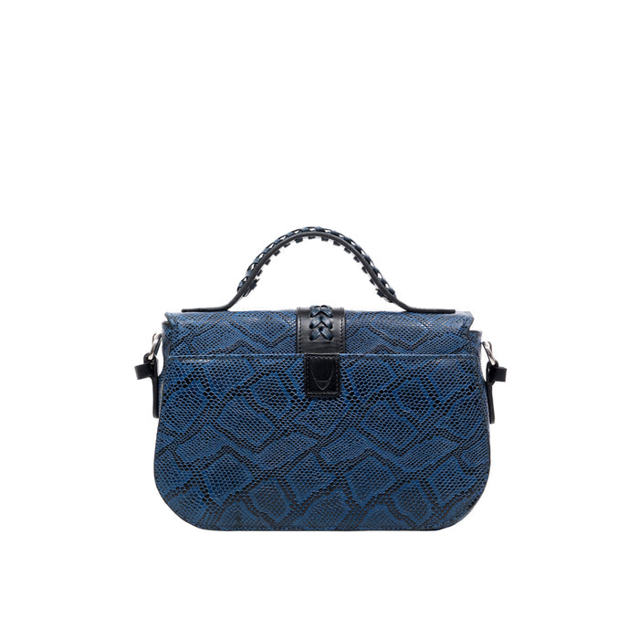 Electra 02 Blue Leather Sling Bag