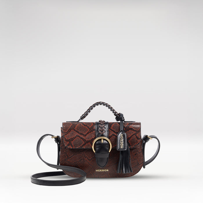 Electra 02 Brown Leather Sling  Bag