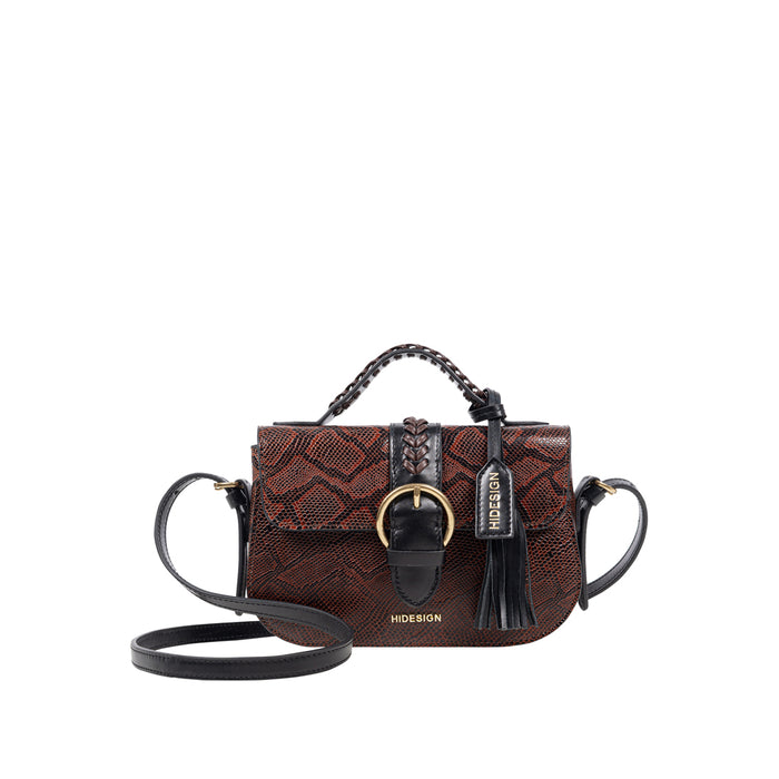 Electra 02 Brown Leather Sling  Bag