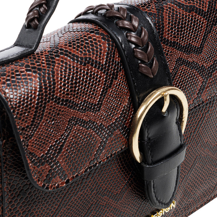 Electra 02 Brown Leather Sling  Bag