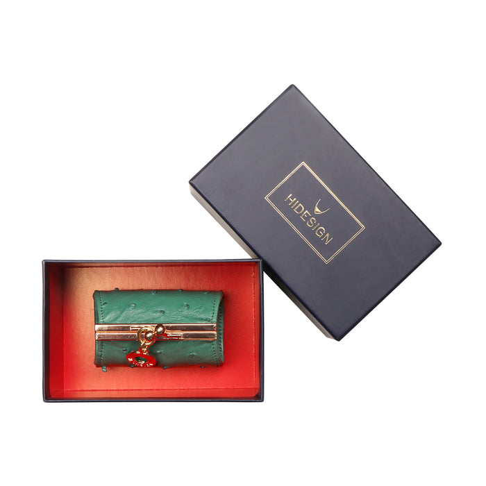 Elf Green Leather Coin Pouch
