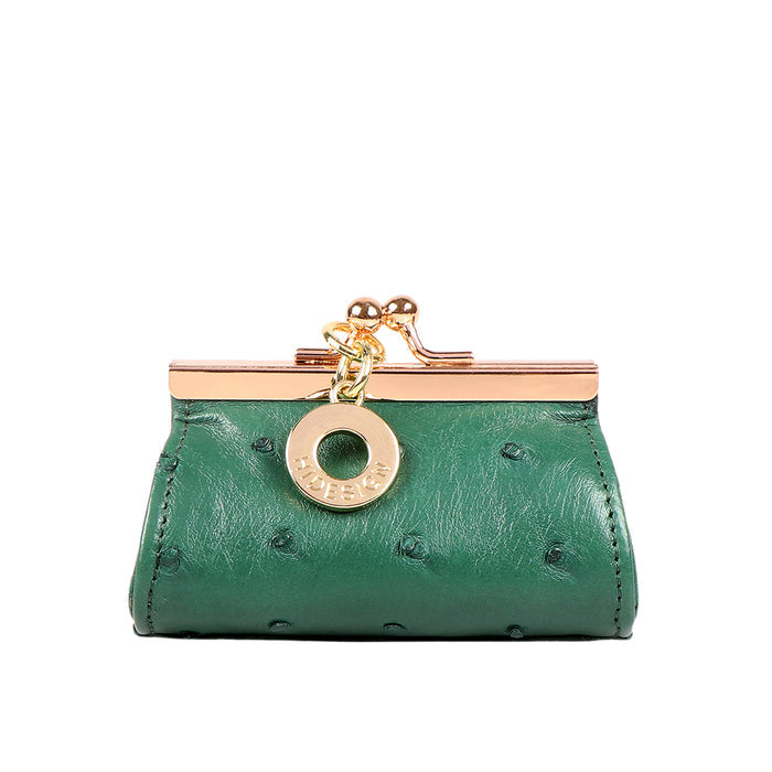 Elf Green Leather Coin Pouch