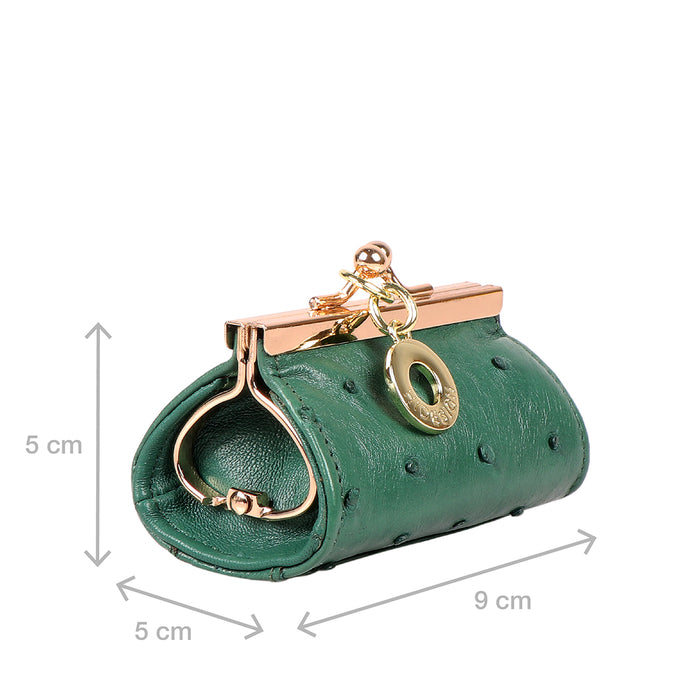 Elf Green Leather Coin Pouch