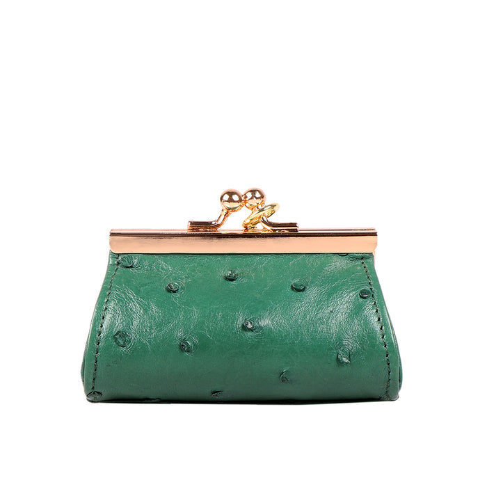 Elf Green Leather Coin Pouch