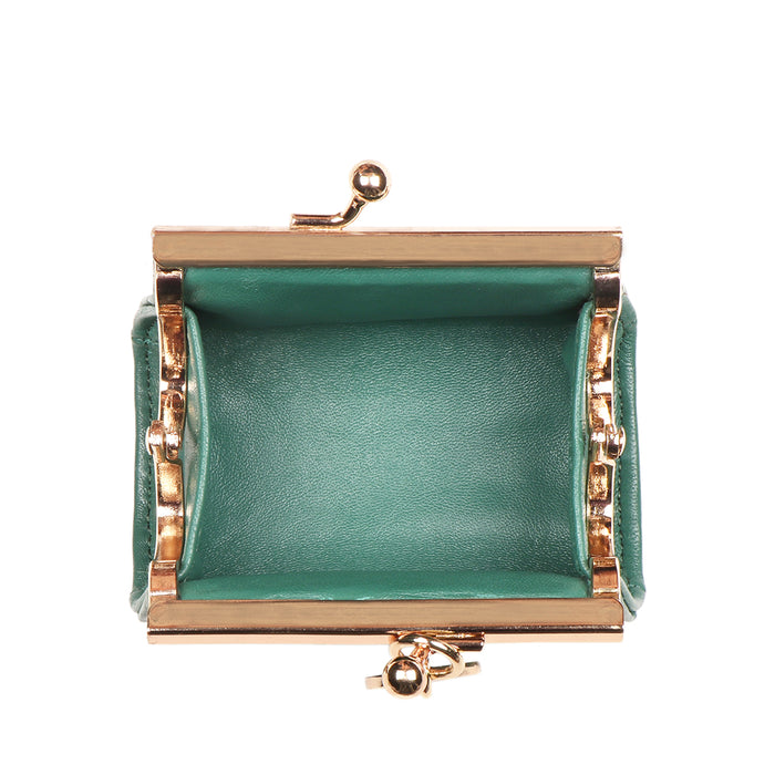 Elf Green Leather Coin Pouch