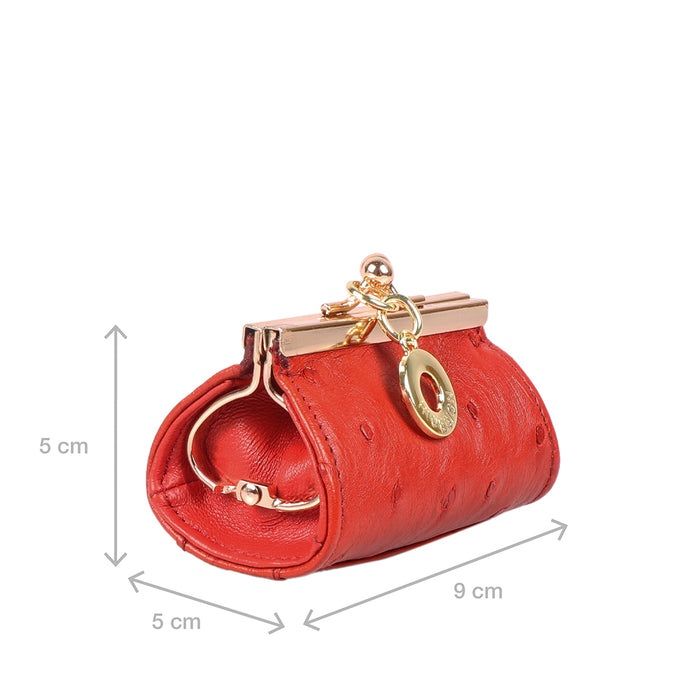 Elf Red Leather Coin Pouch