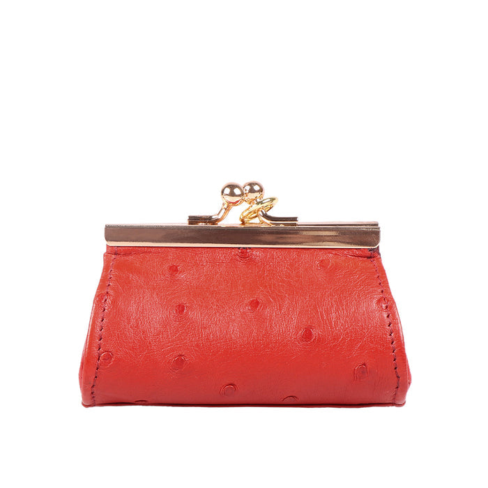 Elf Red Leather Coin Pouch