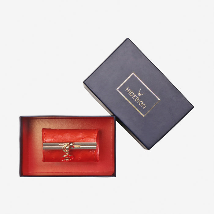 Elf Red Leather Coin Pouch