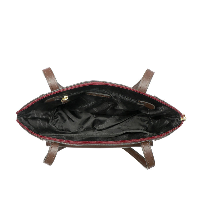Elinor 01 Sb Marsala Leather Shoulder Bag