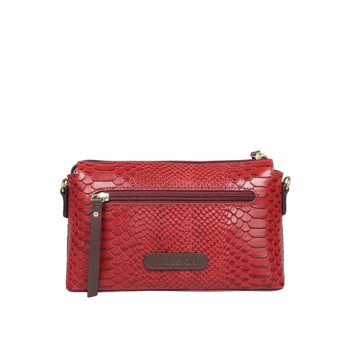 Eliza 03 Sb Red Leather Sling Bag