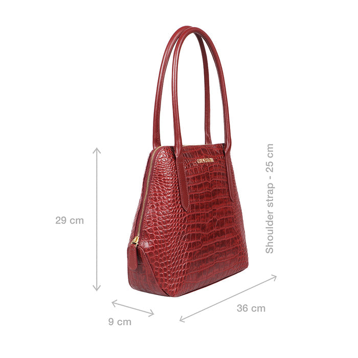 Ella 03 Marsala Leather Tote Bag