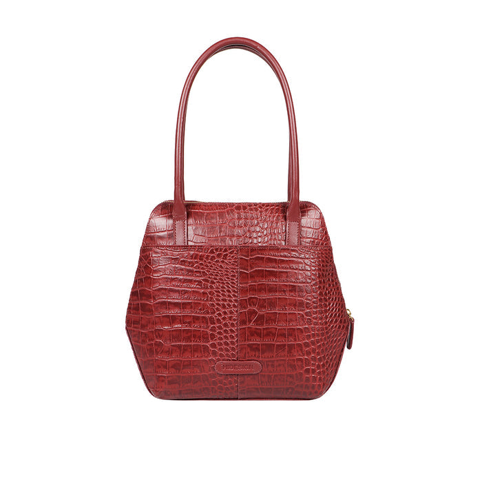 Ella 03 Marsala Leather Tote Bag