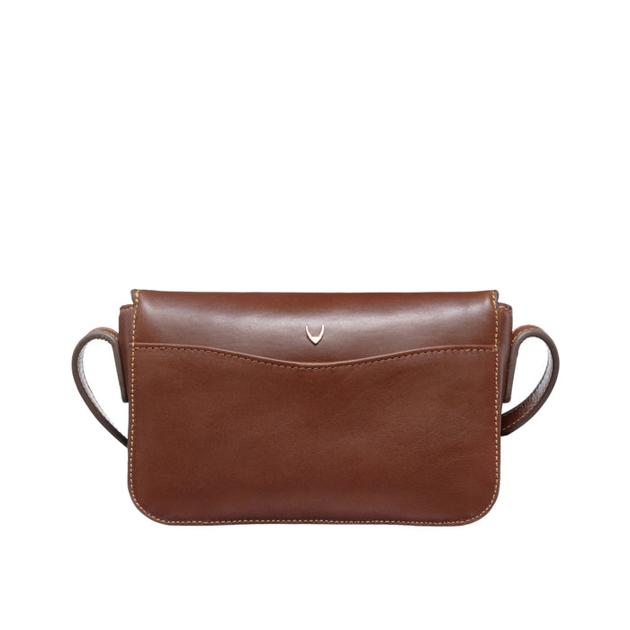 Elysee 01 Brown Leather Shoulder Bag