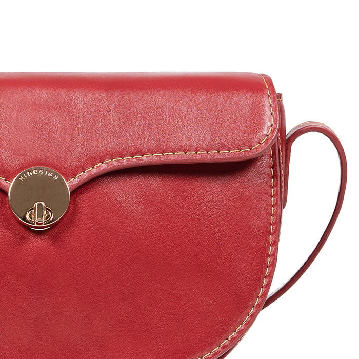 Elysee 02 Red Leather Shoulder Bag