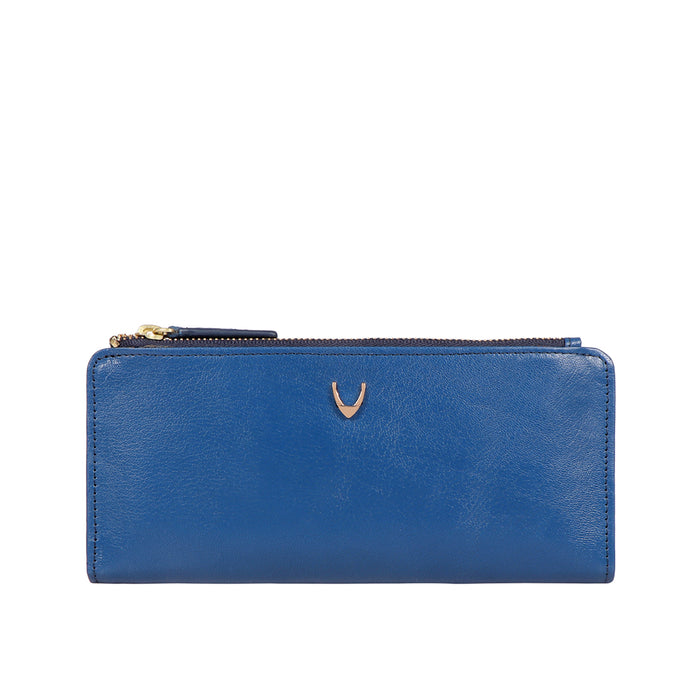 Empathy W2 Blue Leather Bi-Fold Wallet