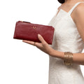 Empathy W2 Red Leather Bi-Fold Wallet