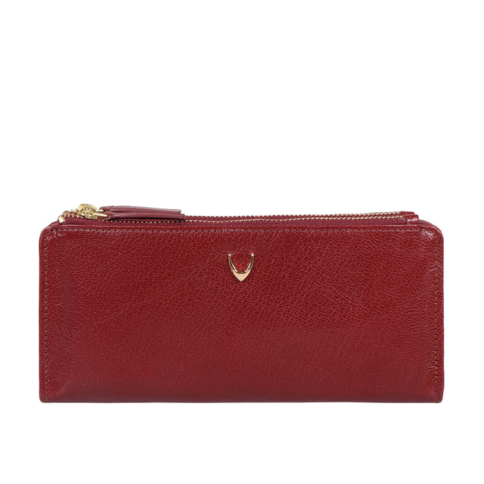 Empathy W2 Red Leather Bi-Fold Wallet