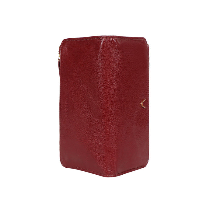 Empathy W2 Red Leather Bi-Fold Wallet