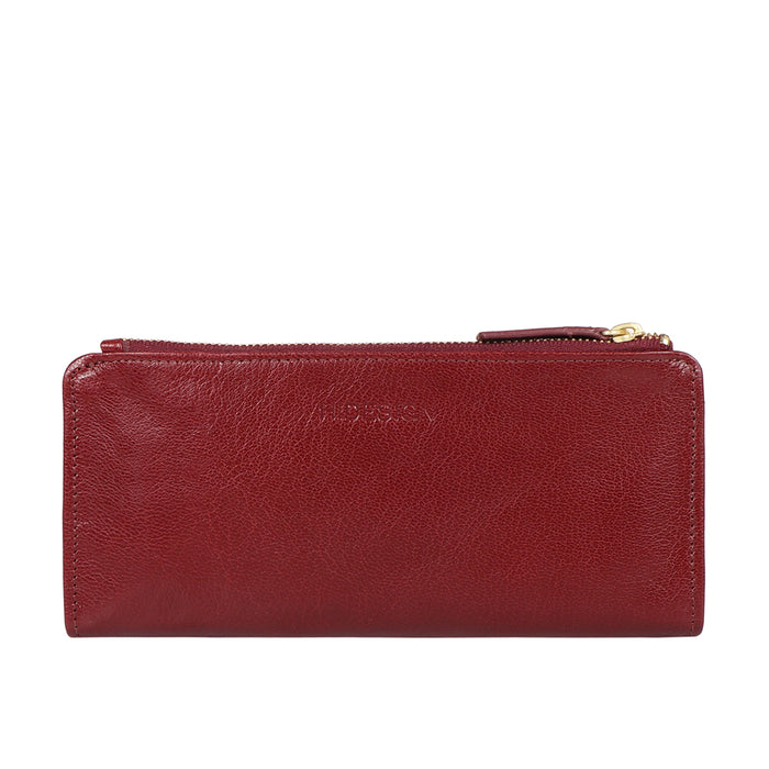 Empathy W2 Red Leather Bi-Fold Wallet