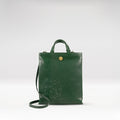 Enchanted 01 Green Leather Crossbody