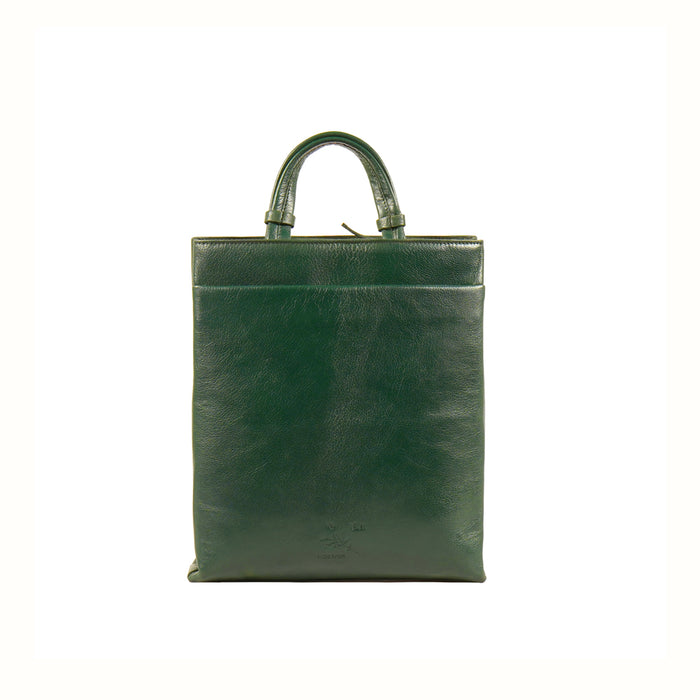 Enchanted 01 Green Leather Crossbody