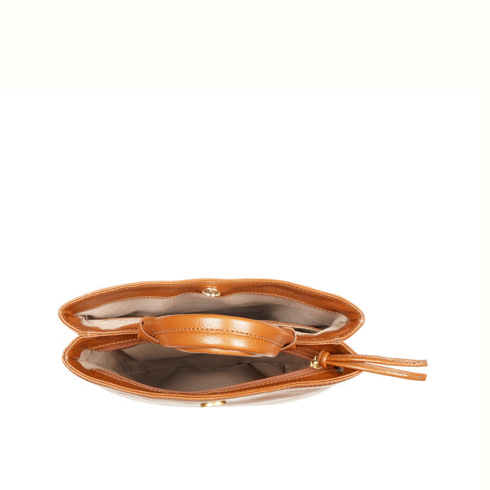 Enchanted 01 Tan Leather Crossbody