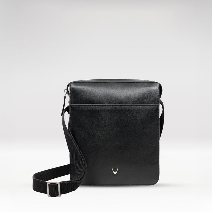 Enzo 03 Black Leather  Crossbody