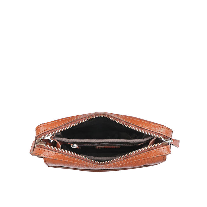 Enzo 03 Tan Leather  Crossbody