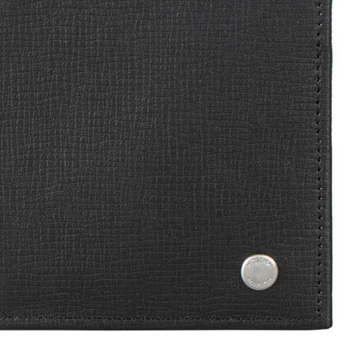 Enzo W1 Black Leather Bi-Fold Wallet