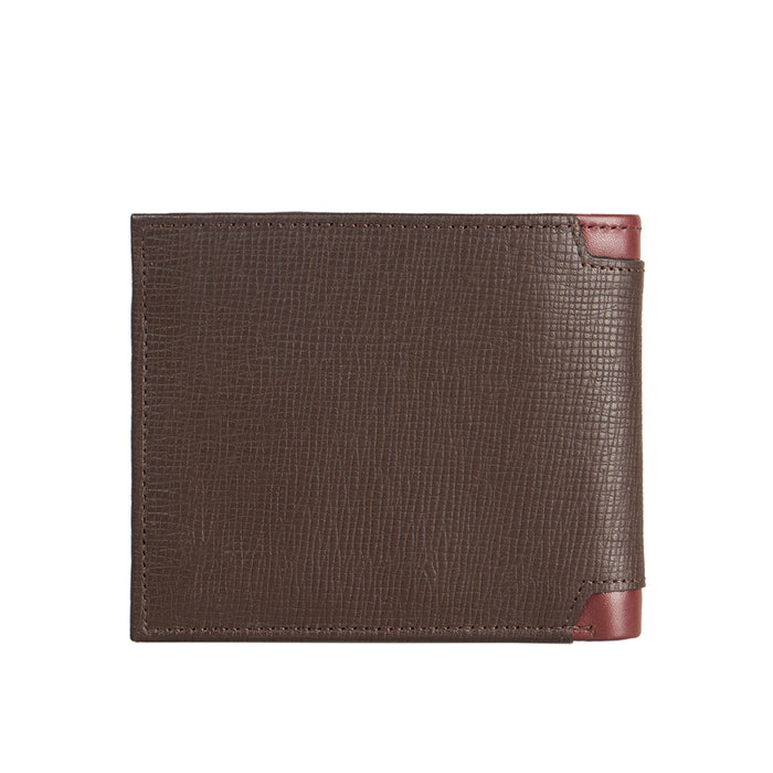 Enzo W1 Brown Leather Bi-Fold Wallet