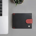 Enzo W2 Black Leather Bi-Fold Wallet
