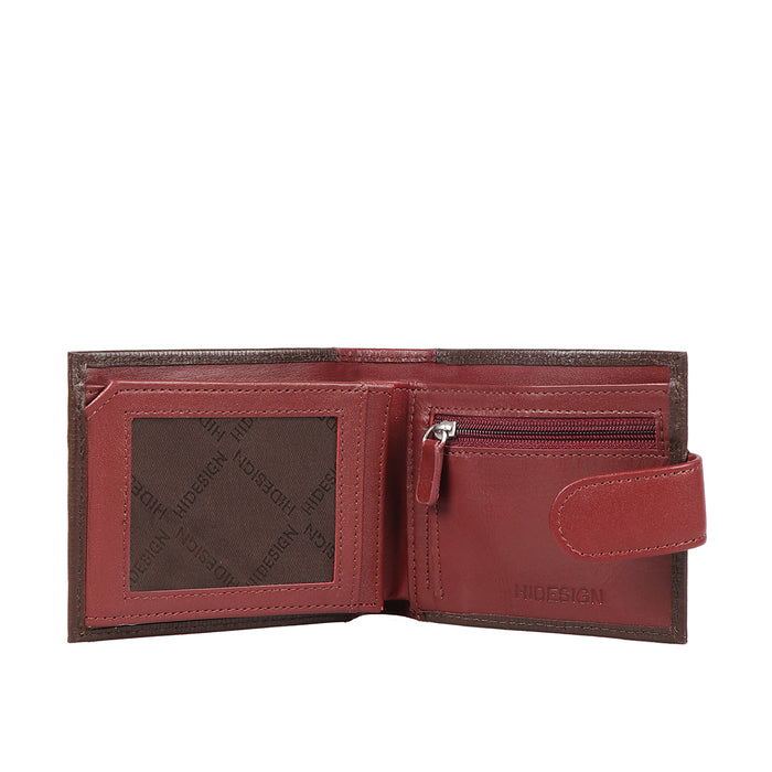 Enzo W2 Brown Leather Bi-Fold Wallet