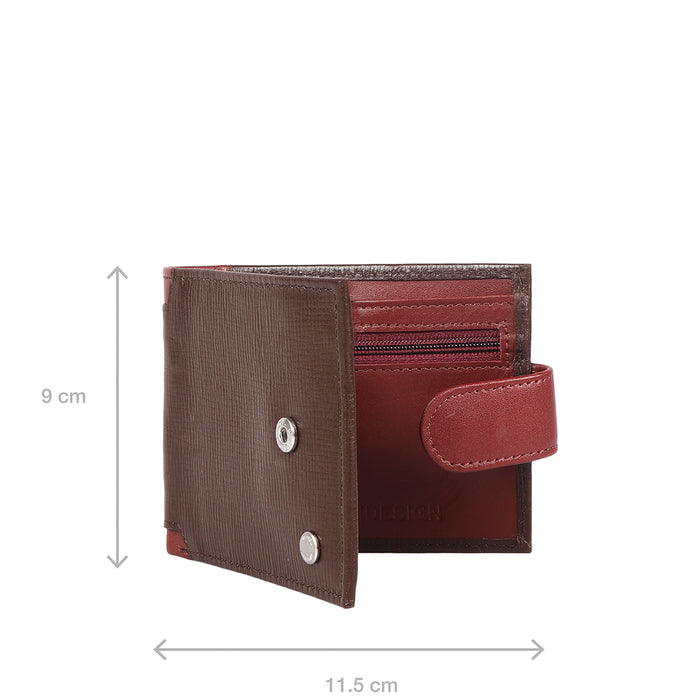Enzo W2 Brown Leather Bi-Fold Wallet