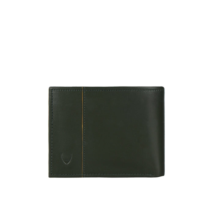 Enzo W4 Green Leather Bi-Fold Wallet
