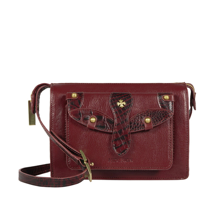 Etta 01 Red Leather Sling Bag