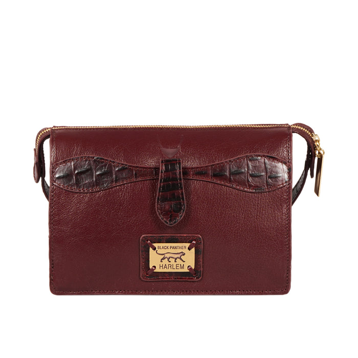 Etta 01 Red Leather Sling Bag