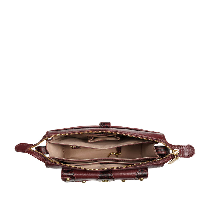Etta 01 Red Leather Sling Bag