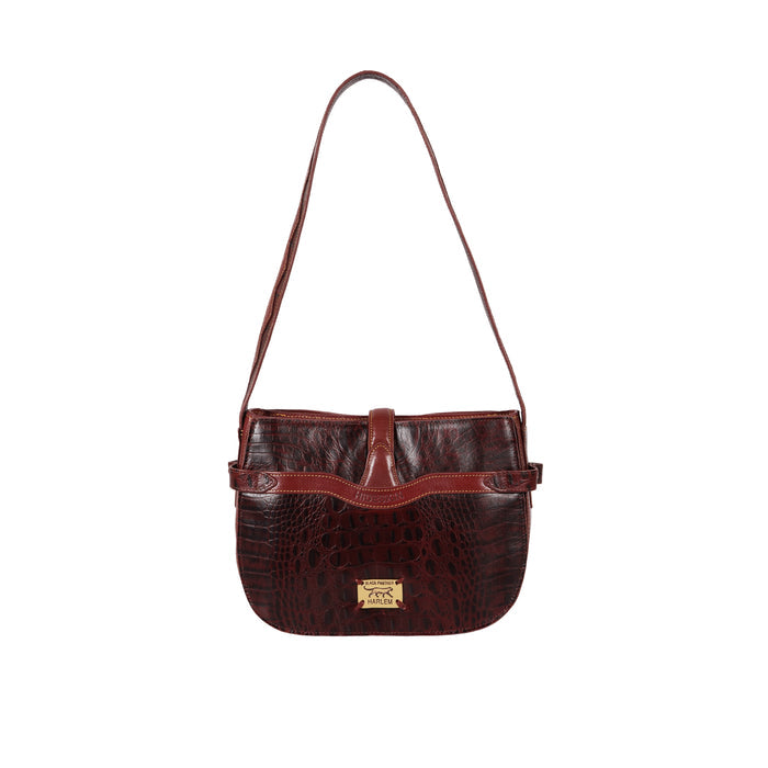 Etta 02 Red Leather Shoulder Bag