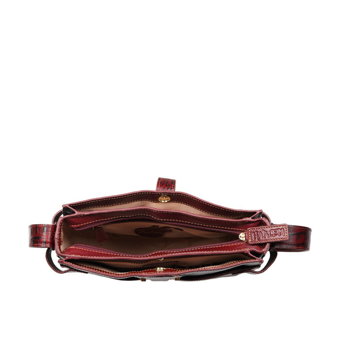 Etta 02 Red Leather Shoulder Bag