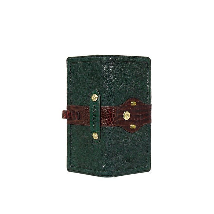 Etta W1 Green Leather Bi-Fold Wallet