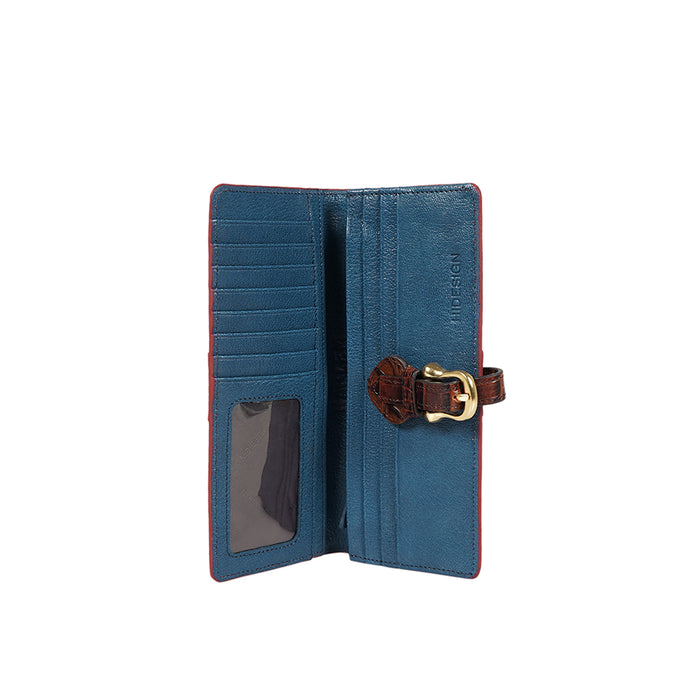 Etta W1 Red Leather Bi-Fold Wallet