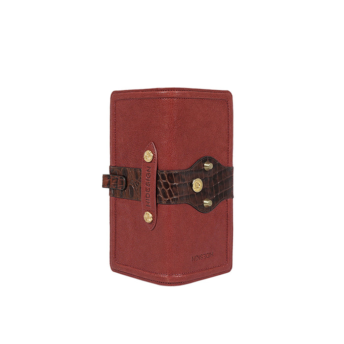 Etta W1 Red Leather Bi-Fold Wallet