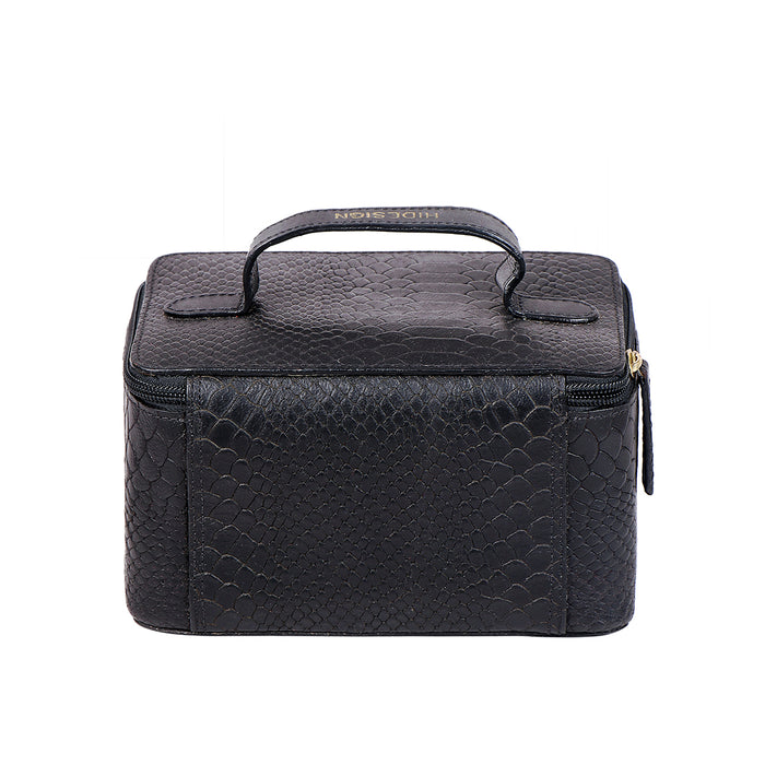 Eve 01 Purple Leather Wash Bag