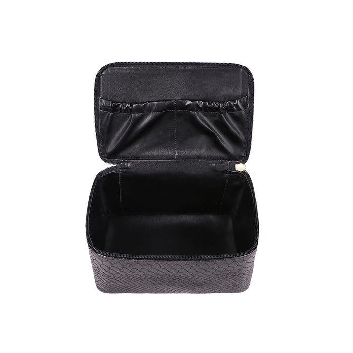 Eve 01 Purple Leather Wash Bag