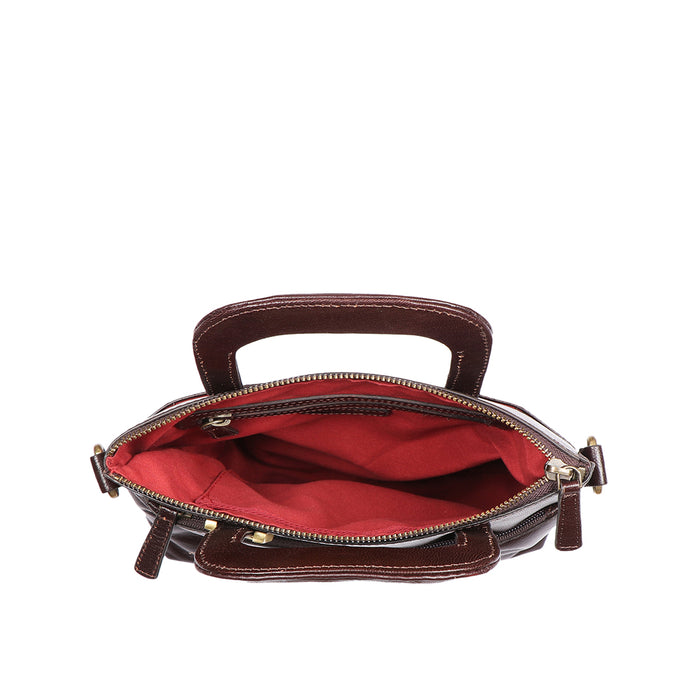 Evolution 01 Brown Leather  Crossbody