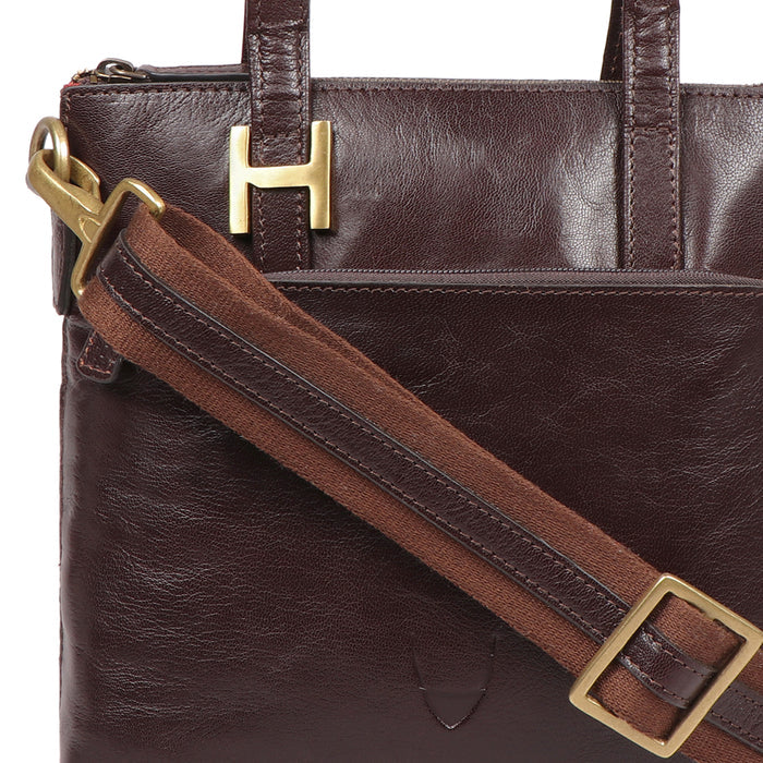 Evolution 01 Brown Leather  Crossbody